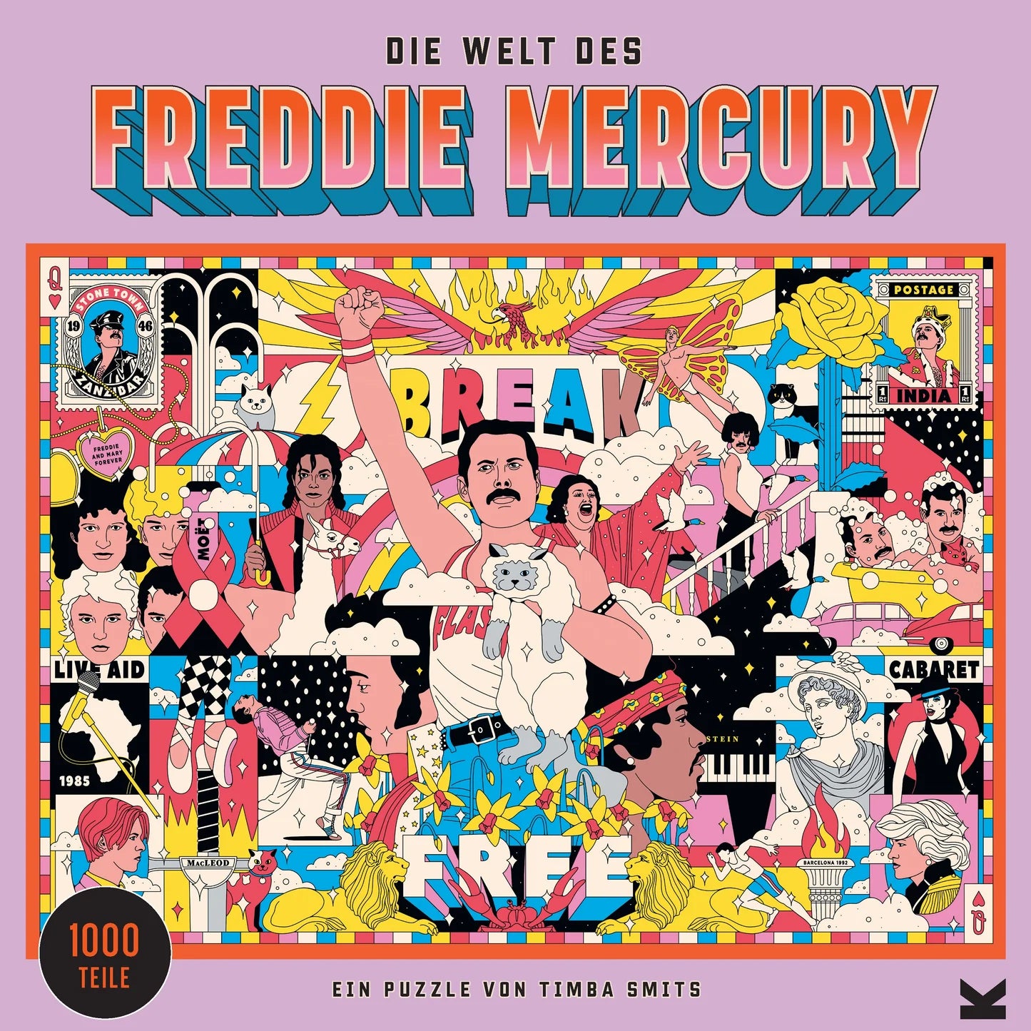 Eine Ikone zum Puzzlen Freddie Mercury 🎤 vom Laurence King Verlag