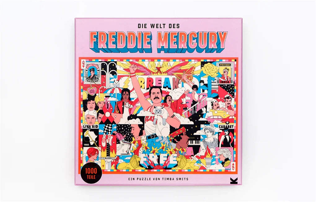 Eine Ikone zum Puzzlen Freddie Mercury 🎤 vom Laurence King Verlag