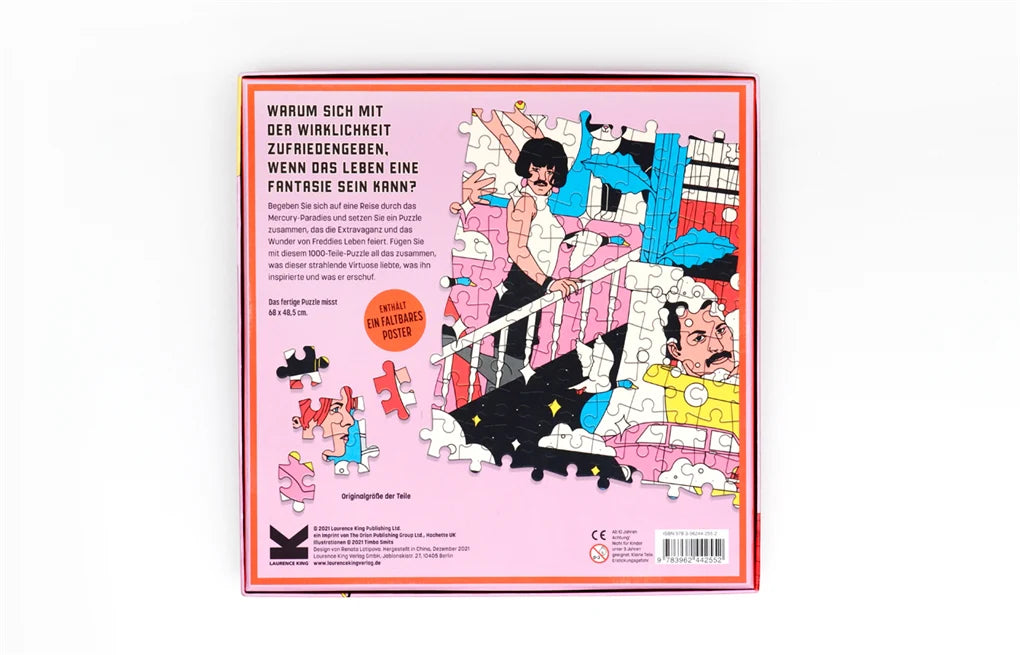 Eine Ikone zum Puzzlen Freddie Mercury 🎤 vom Laurence King Verlag