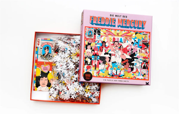 Eine Ikone zum Puzzlen Freddie Mercury 🎤 vom Laurence King Verlag