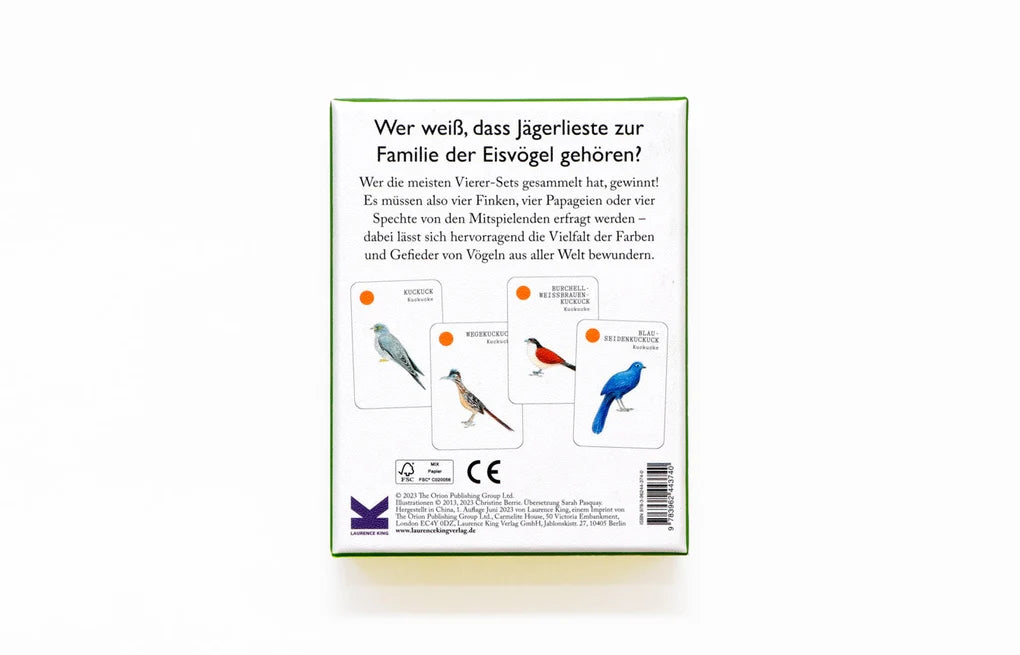 Vogel-Familien 🦅 Ein Quartett-Spiel 🦜vom Laurence King Verlag