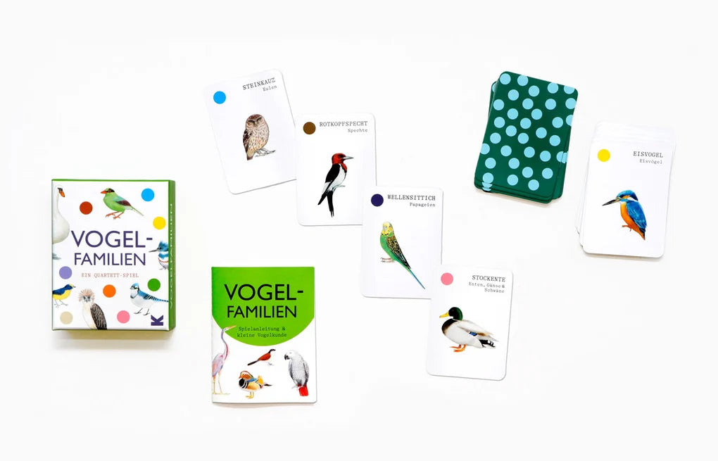Vogel-Familien 🦅 Ein Quartett-Spiel 🦜vom Laurence King Verlag