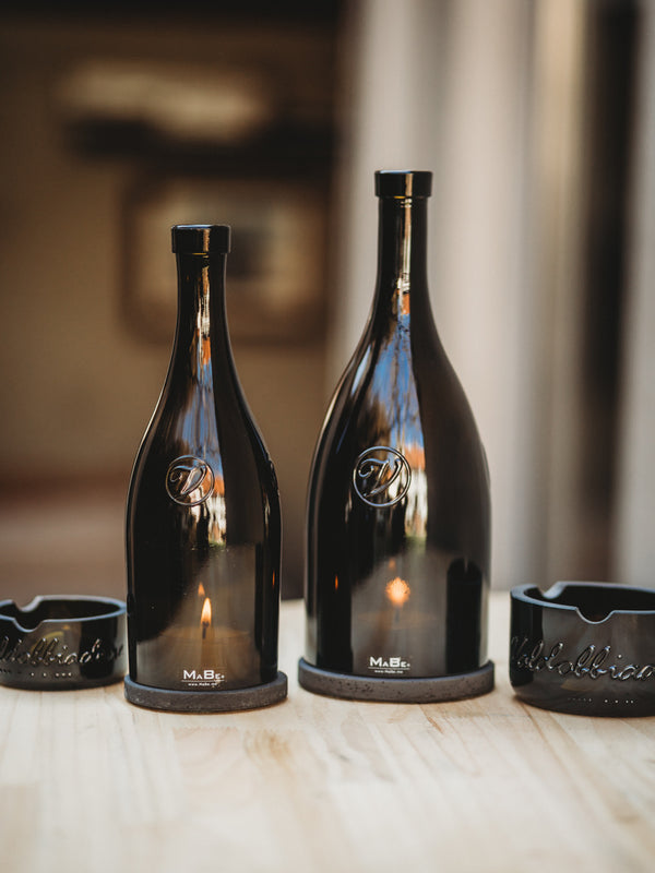 Magnum in edel & leuchtend - Magnum Sektflasche mit dem V