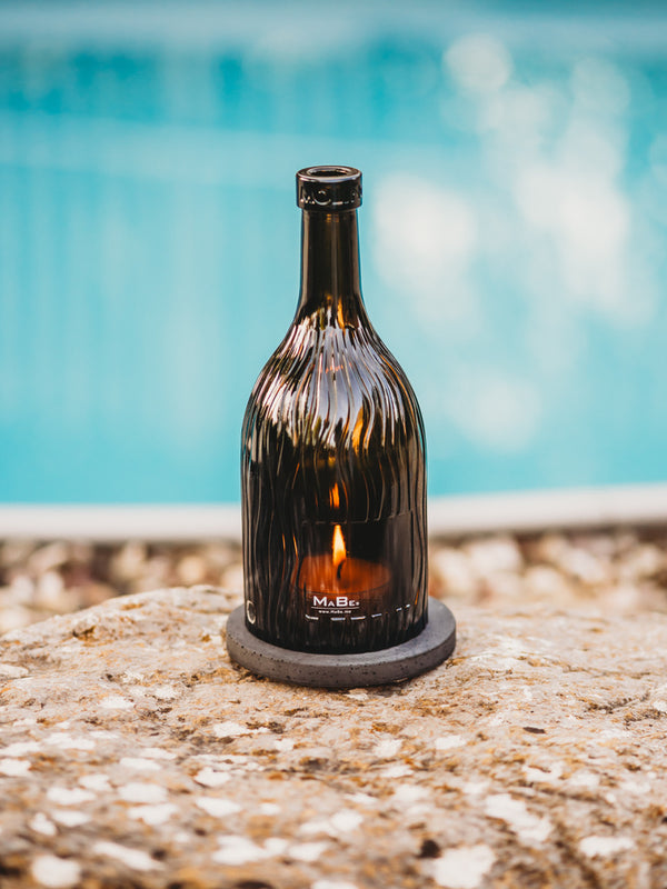 Elegantes Prosecco Windlicht - mit Struktur