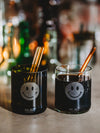 Smile & Drink 😉 Trink Glas mit Lasergravur - das freundliche Glas