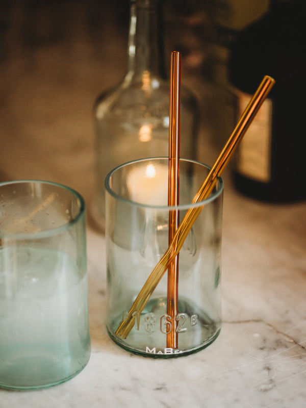 Fledermaus Glas 🦇 oder Vase ? Upcycling aus der Rum Flasche