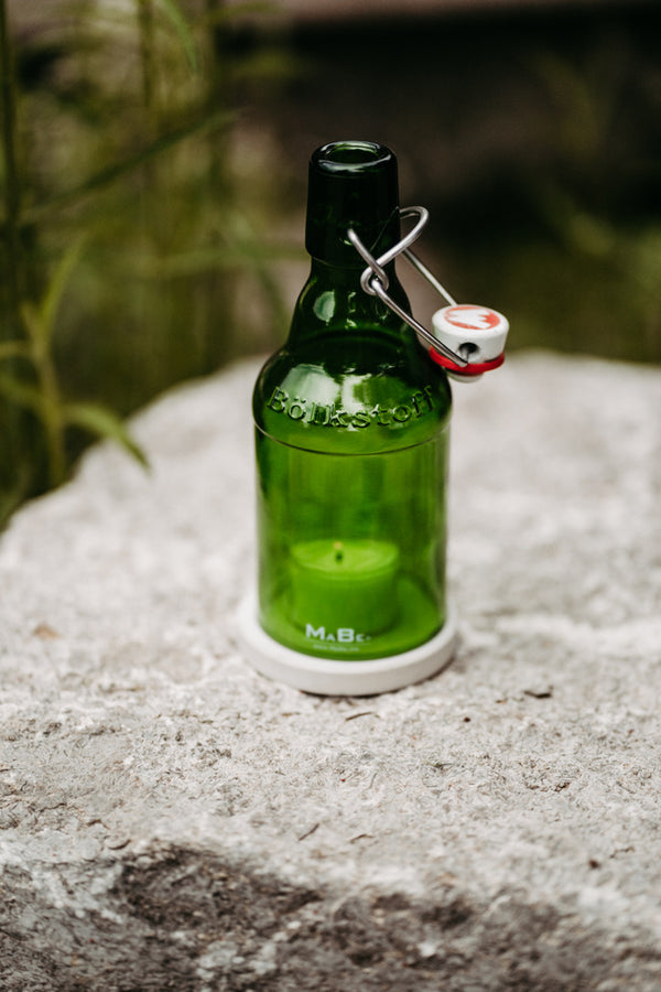 Plopp Bierchen in GRÜN zum Leuchten des Glases und der Augen
