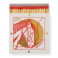 ARCHIVIST GALLERY Streichhölzer - Pferd mit Gold & Rot