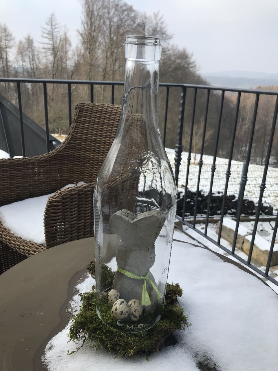 ASBACH  Windlicht - 3 Liter - früher wurden hier Pfennige drin gesammelt, für die Hochzeitsschuhe