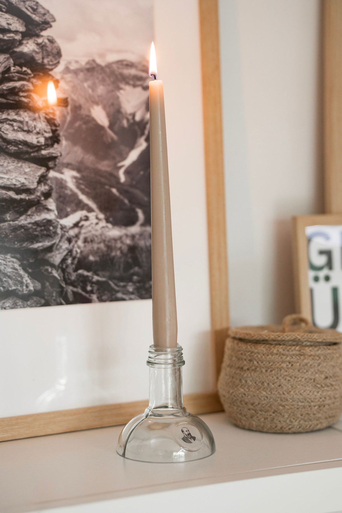 Absolut schöner Kerzenständer nicht nur für Upcycling Fans - ohne Kerze - MaBe®