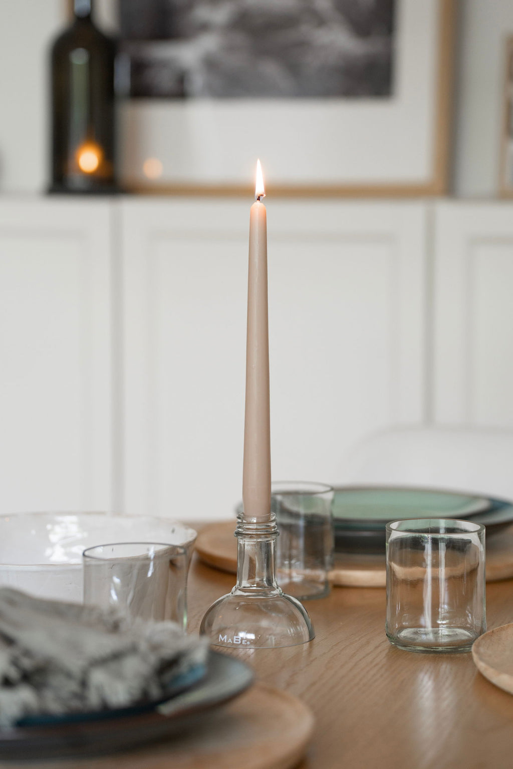 Absolut schöner Kerzenständer nicht nur für Upcycling Fans - ohne Kerze - MaBe®