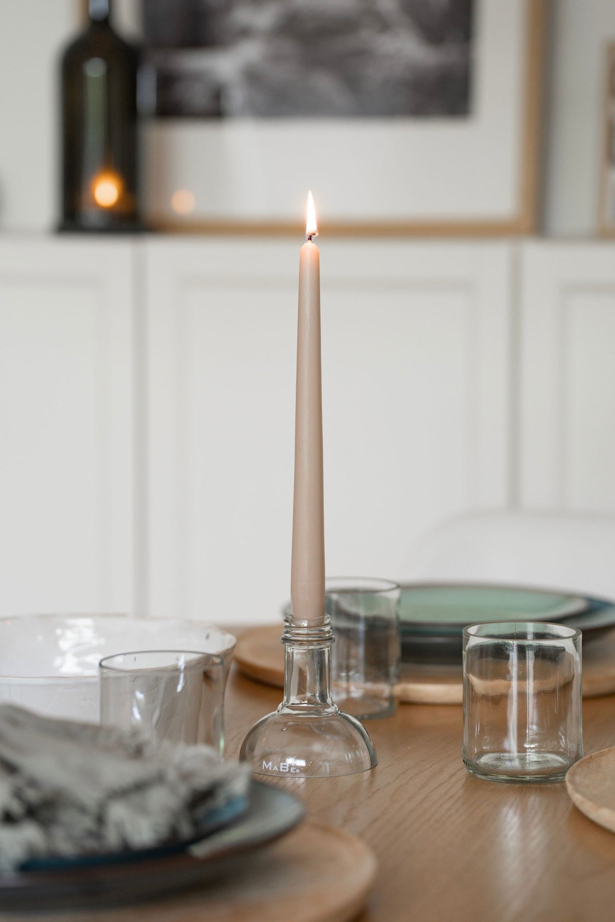 Absolut schöner Kerzenständer nicht nur für Upcycling Fans - ohne Kerze - MaBe®