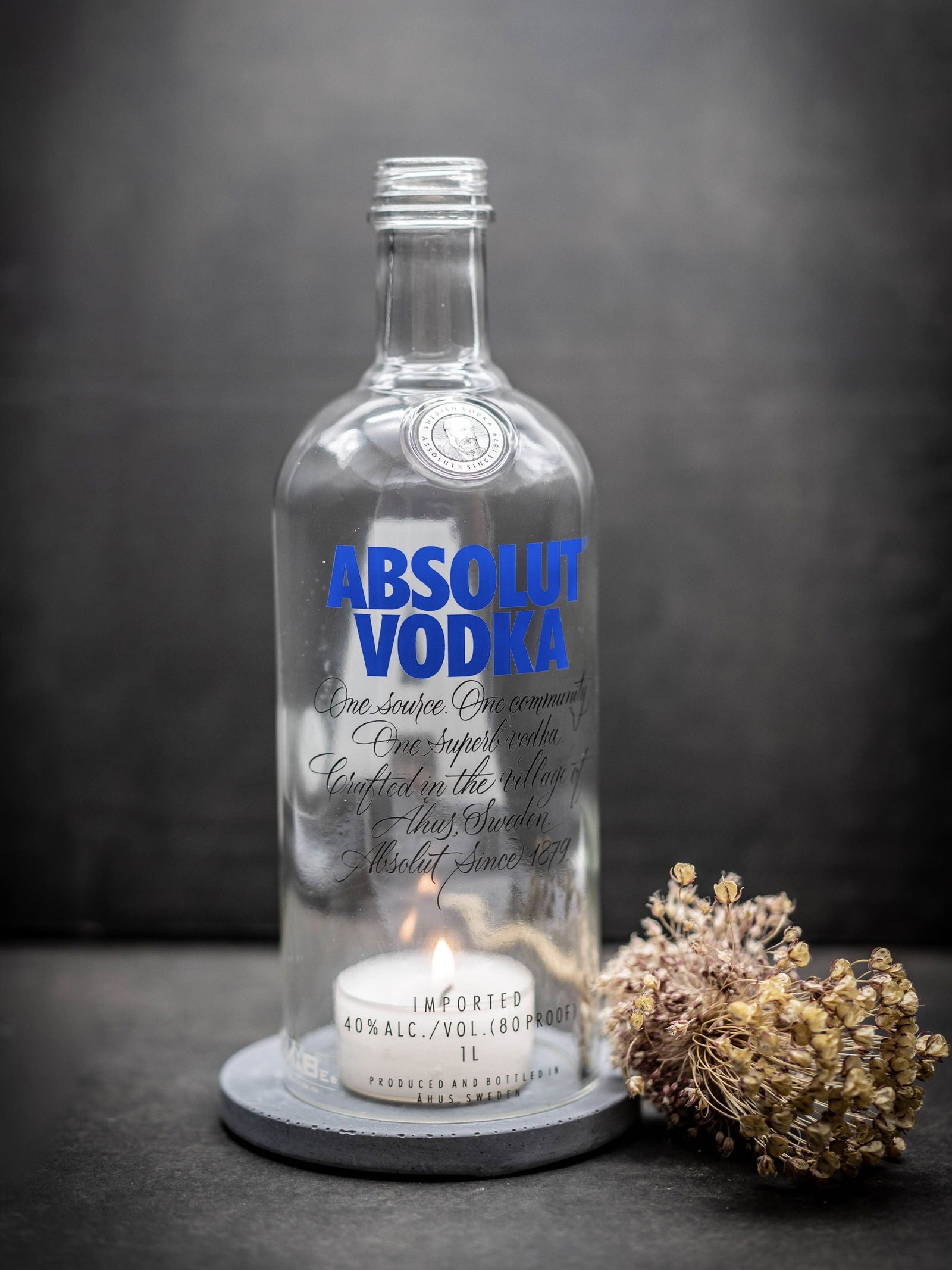 Absolut Wodka Windlicht - witzige Geschenkidee - MaBe®