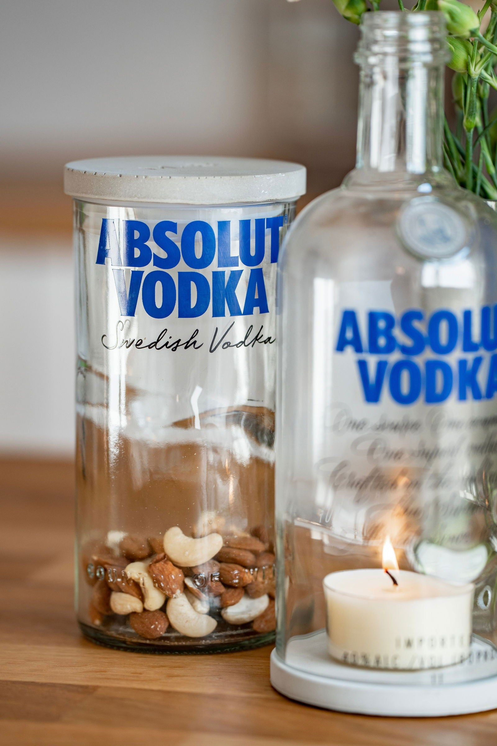 Absolut Wodka Windlicht - witzige Geschenkidee - MaBe®