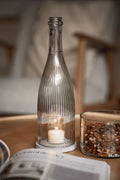 Aperitif - Spritz - Windlicht - vegan und alkoholfrei - gefertigt aus der Hugo Flasche