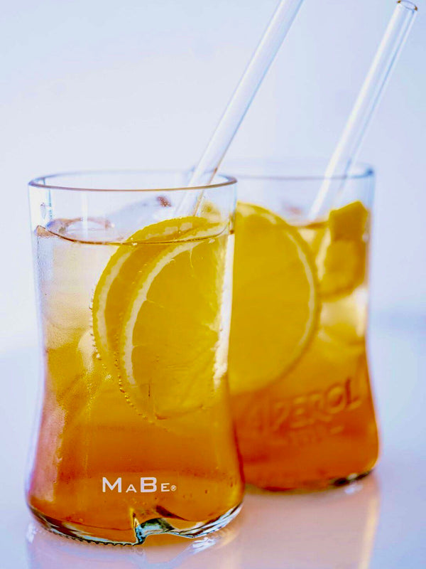 Aperol Glas UPCYCLING - Das echte & nachhaltige Aperol Glas 1 Stück - MaBe®