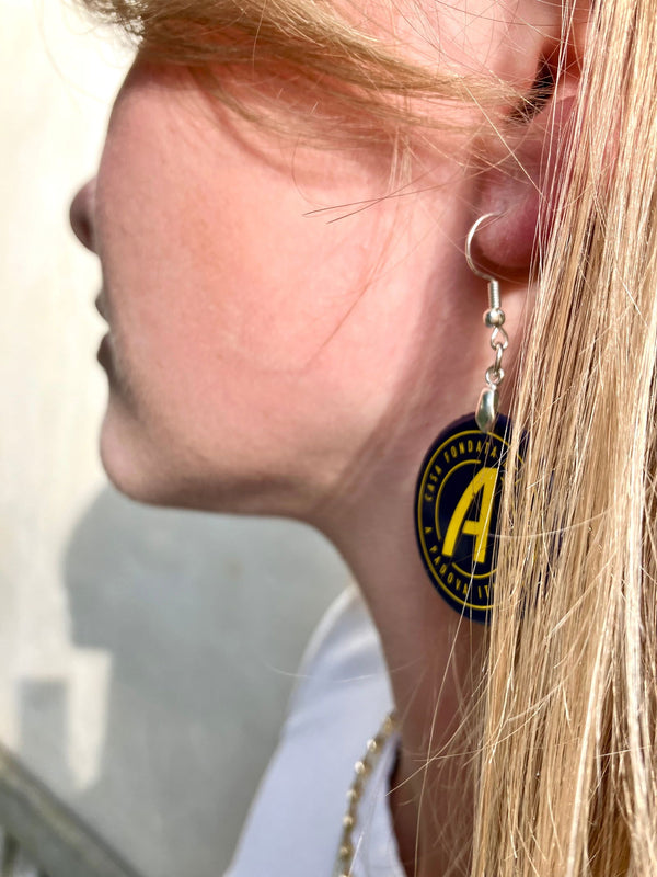 Aperol Ohrring - Hänger - witziges Upcycling aus der Verschlusskappe - MaBe®