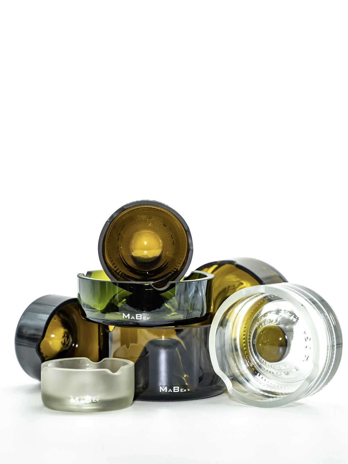 Aschenbecher mittel ✨cool & urban ✨ gefertigt aus der 0,7l  Sekt Flasche