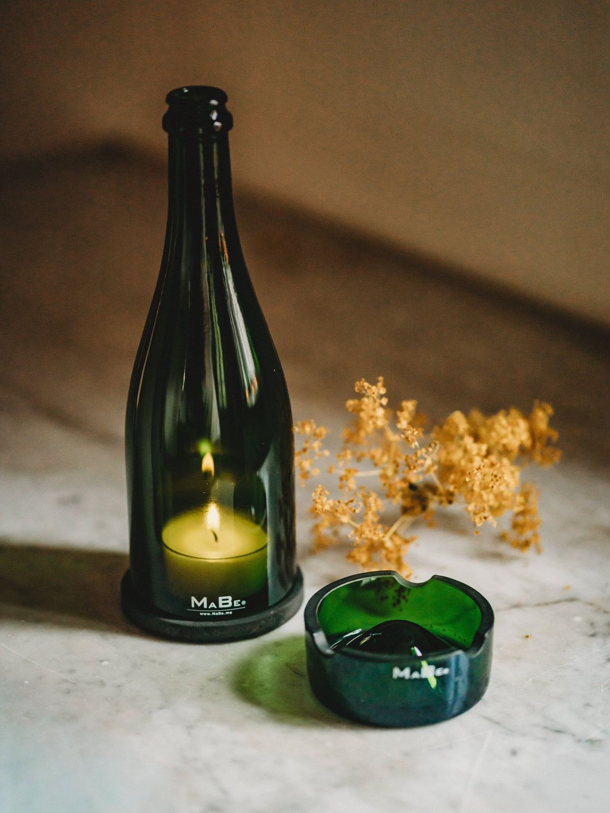 Aschenbecher mittel ✨cool & urban ✨ gefertigt aus der 0,7l  Sekt Flasche