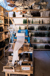 Aschenbecher  transparent UPCYCLING aus der Sekt Flasche - MaBe®
