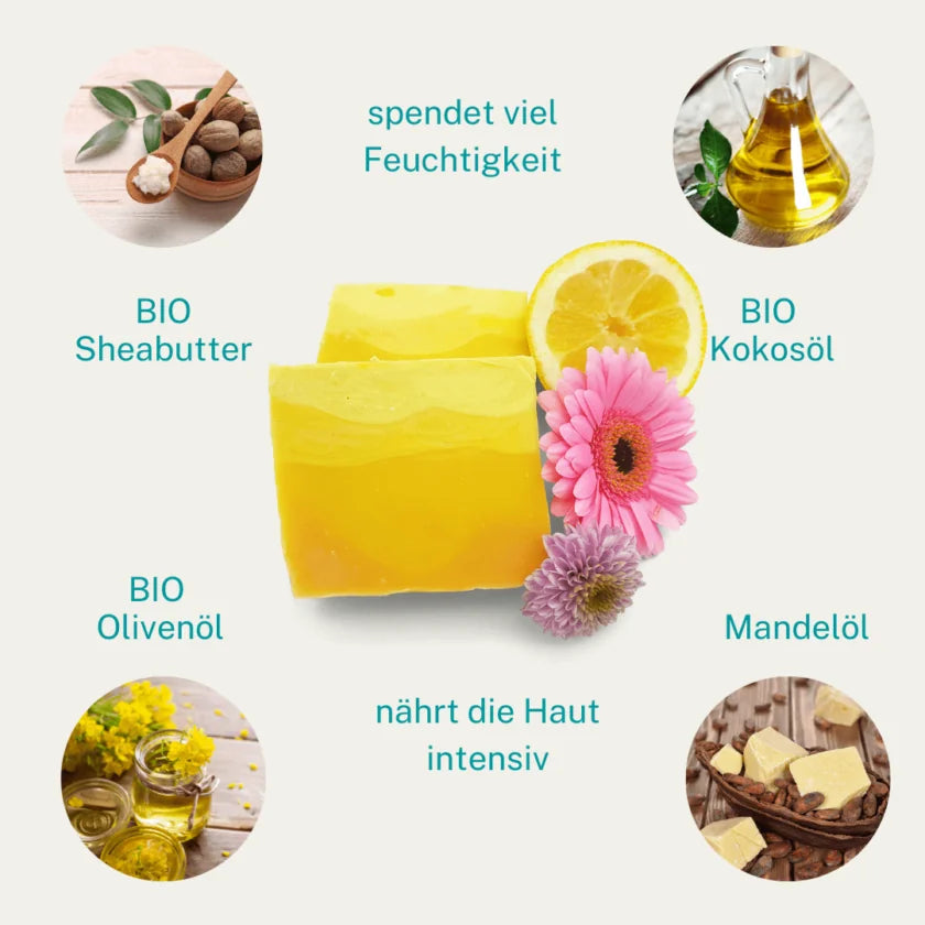 Tequila Sunrise 🌅 Seife  von der Kleinen Auszeit Manufaktur aus Seligenstadt