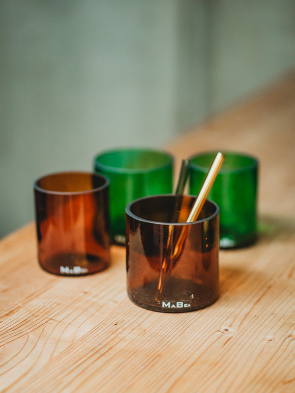 Trinkglas mit Vorgeschichte - alle Gläser haben Gebrauchspuren & sind einzigartige Unikate