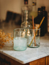 Fledermaus Glas 🦇 oder Vase ? Upcycling aus der Rum Flasche