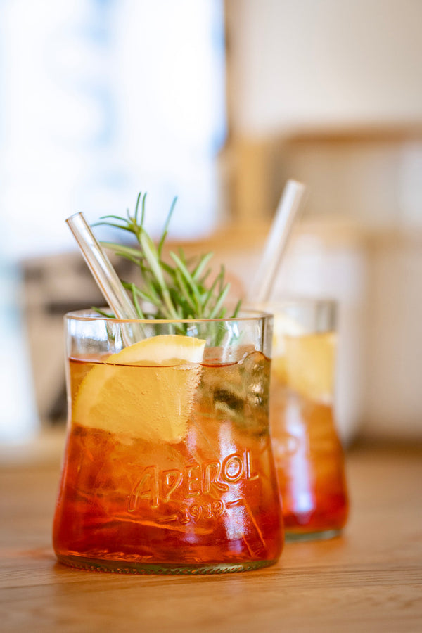 NUR NOCH WENIGE VORRÄTIG ‼️ APEROL HAT EINE NEUE FLASCHE - OHNE DEN SCHRIFTZUG 😳 Aperol Glas - witzig & nachhaltig  Upcycling der 1l Flasche