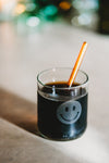 Smile & Drink 😉 Trink Glas mit Lasergravur - das freundliche Glas