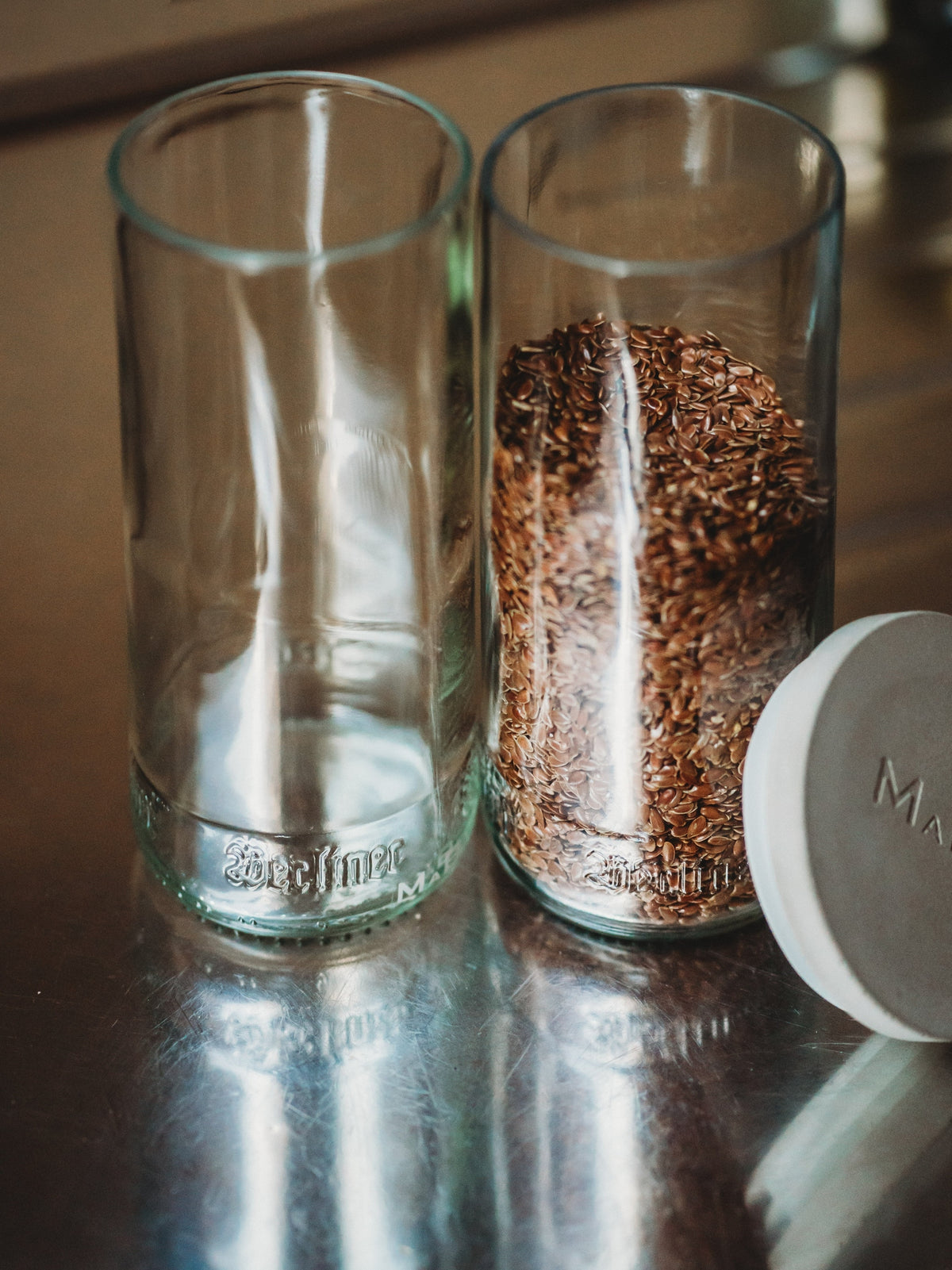 Berliner 🐻 Vorrats Glas 400 ml - für Chia, Sesam & Co