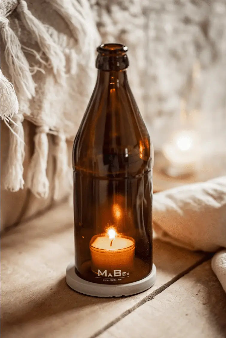Bier Windlicht - das beste Männergeschenk - Cheers