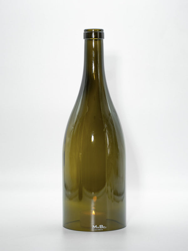 BigBottle Windlicht Burgunder (40cm) 3 l Wein - MaBe®