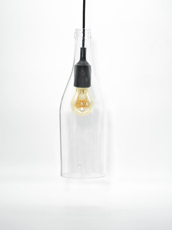 Big Bottle Pendelleuchte aus der 3 l Weinbrand Flasche UPCYCLING - MaBe®