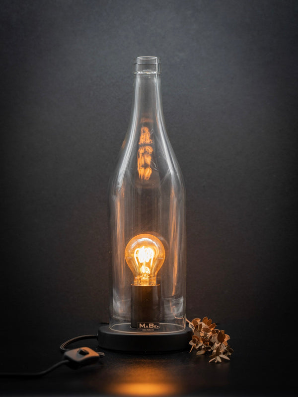 Big Bottle TischLampe (40cm) 3 l Weinbrand - MaBe®