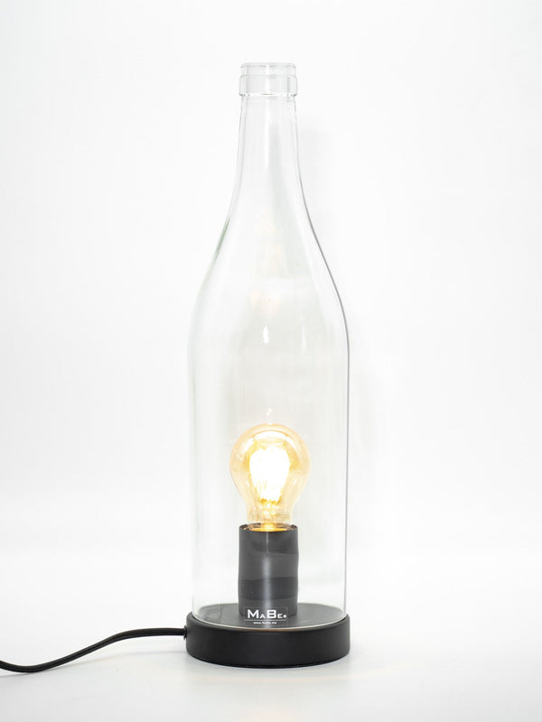 Big Bottle TischLampe (40cm) 3 l Weinbrand - MaBe®