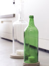 Big Bottle Windlicht (35cm) 3 l Spirituose | grauer Untersetzer - MaBe®