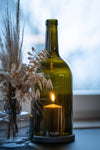 Big Bottle Windlicht Bordeaux (35cm) - edel & nachhaltig - Geschenkidee ? - MaBe®