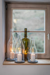 Big Bottle Windlicht Bordeaux (40cm) 3 l Wein - das Größte - MaBe®