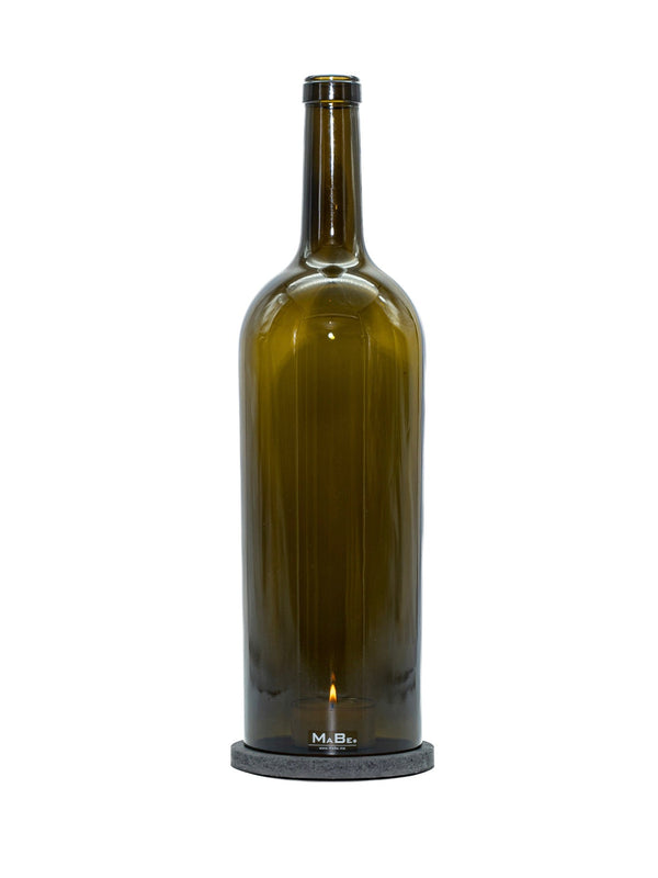 Big Bottle Windlicht Bordeaux (40cm) 3 l Wein - das Größte - MaBe®