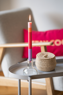 Freundschafts Kerze - Immer und Jetzt - MIT Kerzenständer - for you !