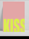 KISS - witzige Postkarte von Ute Arnold - hej ibiza