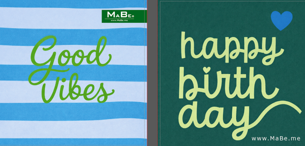 Witzige Untersetzer 😀 als Gruß 🩷 oder statt Postkarte 🥕