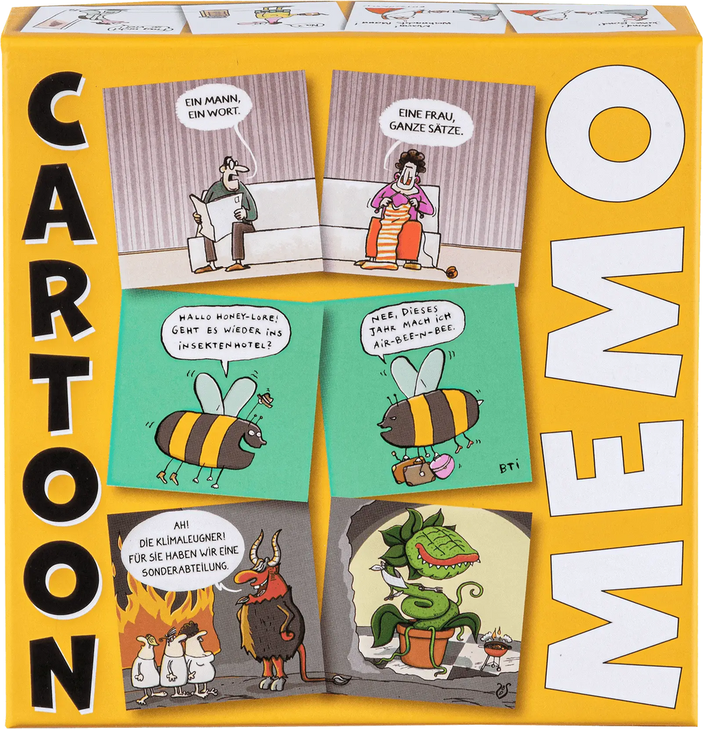 Cartoon Memo - Memorie von Inkognito - MaBe®