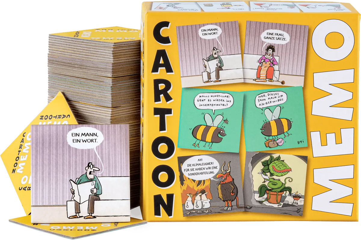 Cartoon Memo - Memorie von Inkognito - MaBe®