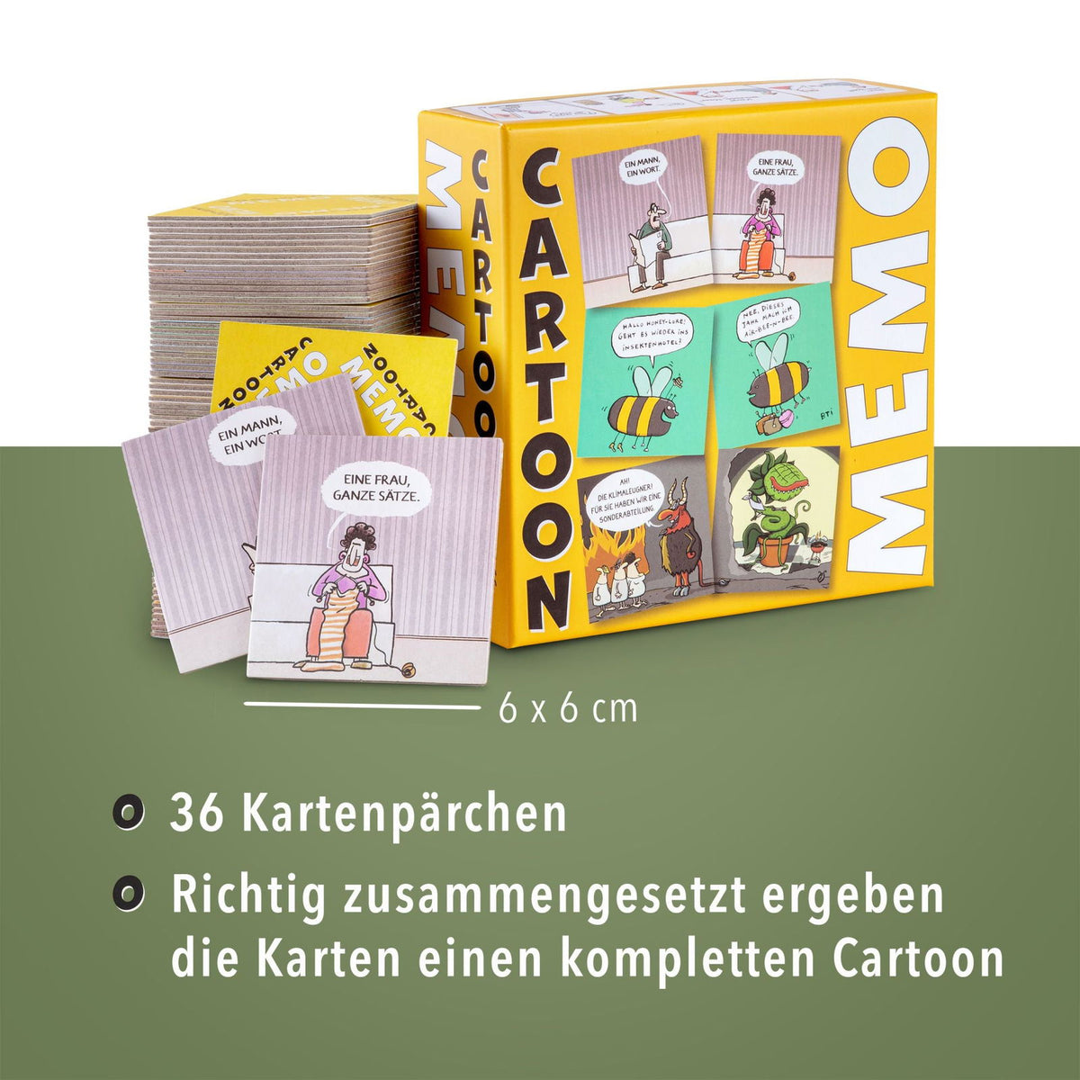 Cartoon Memo - Memorie von Inkognito - MaBe®