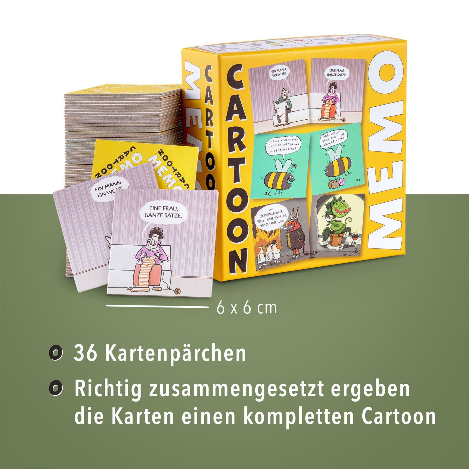 Cartoon Memo - Memorie von Inkognito - MaBe®