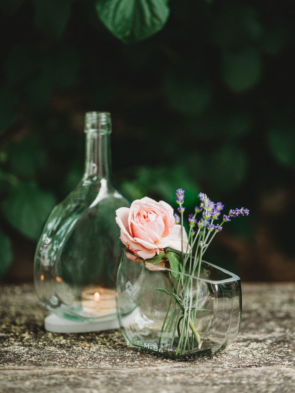 DESIGN – WINDLICHT & Vase - ein wunderbares Duo - ein klasse Geschenk - NUR BEI UNS