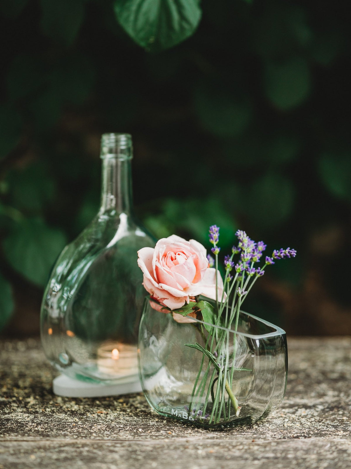 DESIGN – WINDLICHT & Vase - ein wunderbares Duo - ein klasse Geschenk - NUR BEI UNS