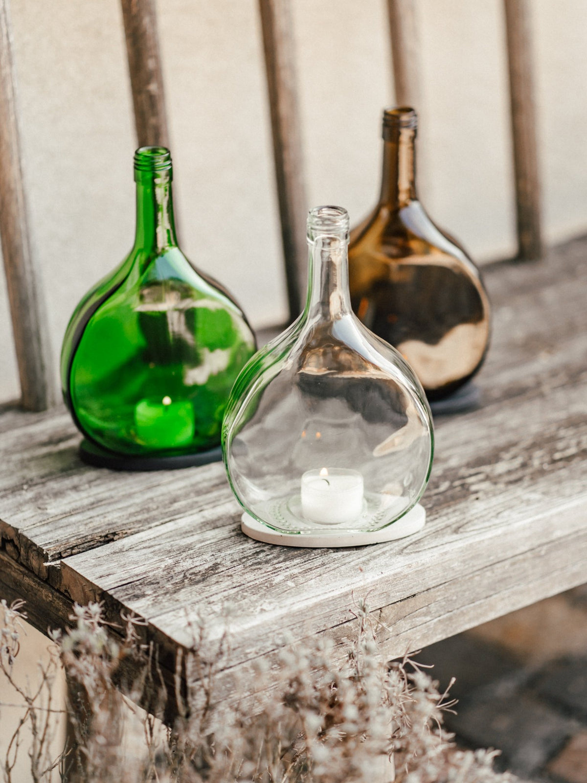 DESIGN – WINDLICHT & Vase - ein wunderbares Duo - ein klasse Geschenk - NUR BEI UNS