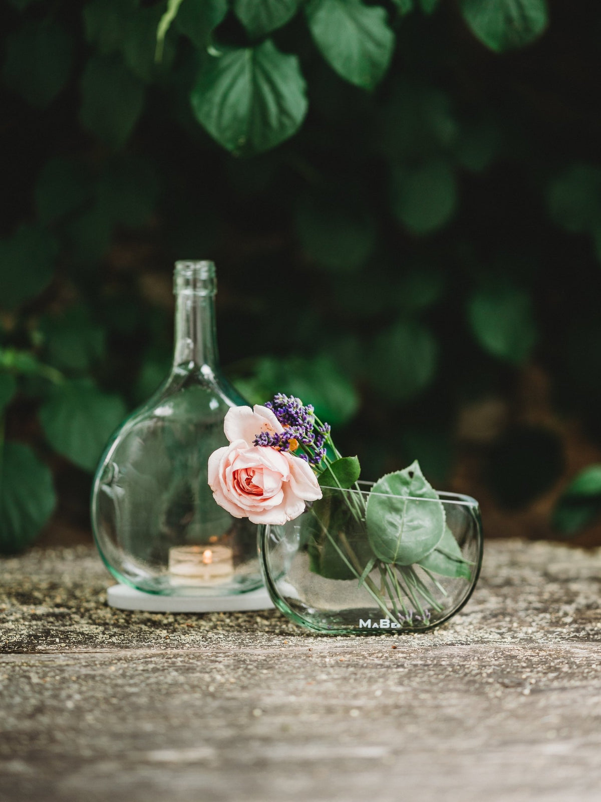 DESIGN – WINDLICHT & Vase - ein wunderbares Duo - ein klasse Geschenk - NUR BEI UNS